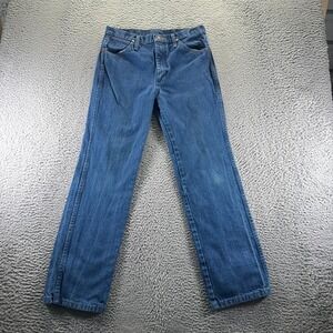 Vintage Wrangler Cowboy Cut 936P Jeans Mens 30x30 Blue Cotton Denim Tapered Leg